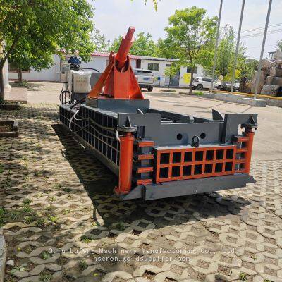 Horizontal metal briquetting machine Paint bucket briquetting machine