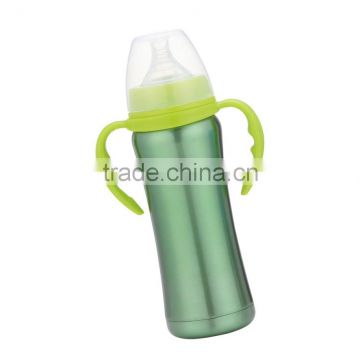 Stainless Steel Vacuum Baby Feeding Bottle outside