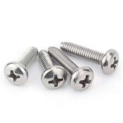 GB 6560 304 Stainless Steel Cross Recessed Pan Head Triangular Thread Self Tapping Screws photo-3
