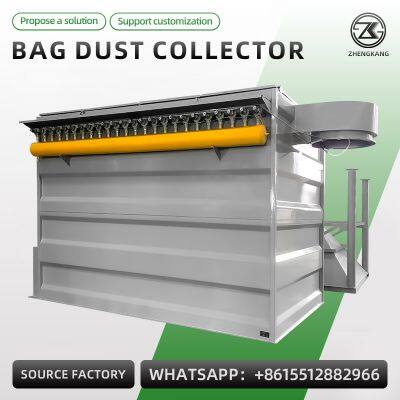 Industrial Pulse Jet Bag Dust Collector Cyclone Dust Removal Equipment for Woodworking Grinding Polishing photo-2