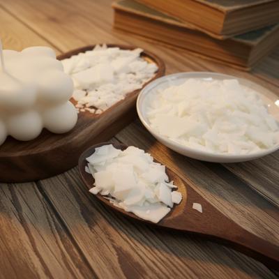 USD1050 52# Natural Soy Wax Flakes 100% Pure Eco Friendly Soy Wax For Scented Candle Making Cosmetic Lip Balm
