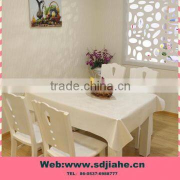 PVC/PEVA Lace Tablecloth With Flannel Backing, High Quality & Waterproof & Oil Proof photo-3