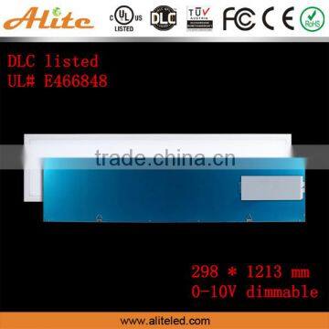 DLC UL dimmable 1X4led panel 1x4ft square led light panels