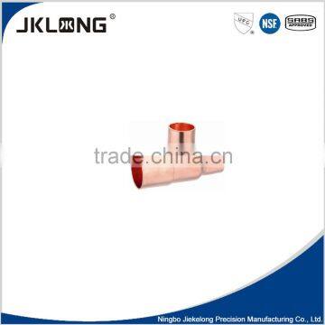 J9710 factory direct pricing copper reducing tee for refrigerator and air conditioning