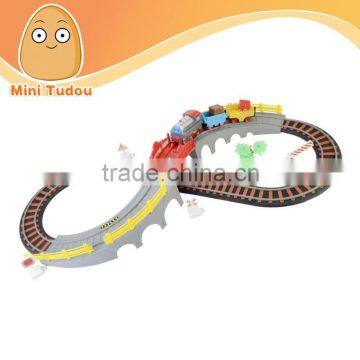 Intelligence early education orbit toys with battery train and light, orbit toys, slot toys