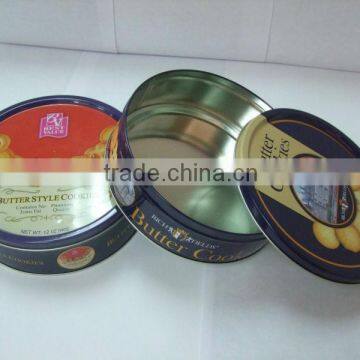 food grade wholesale custom cookie tin box /tin container for candy/cookie