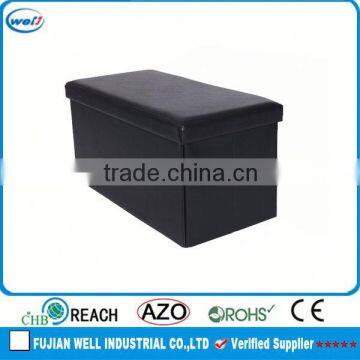 Lengthen useful PU Leather storage box made in china