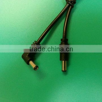 PVC Insulation Materials and Copper DC 5.5x2.1mm Male Female DC Power cable