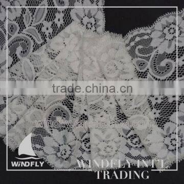 Custom Design Machine Knitted Lace Guipure White photo-4