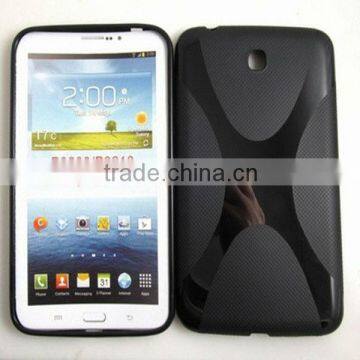 Hot Selling X Shape Tpu Cover For Samsung Galaxy P3200 Tab3 7.0 Cover