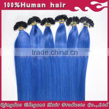 Top quality 100% 7A full cuticle remy hair extension indian hair keratin