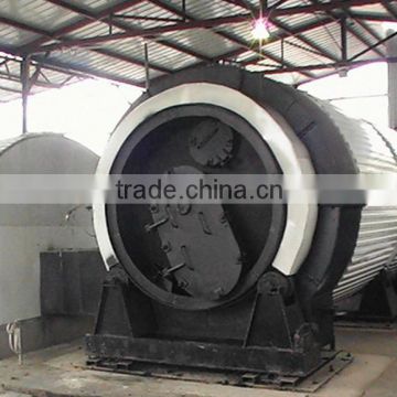 Pyrolysis tire Carbon Black Refining Machine second hand plastic recycling machine