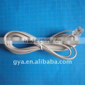 Telephone cord flat or round