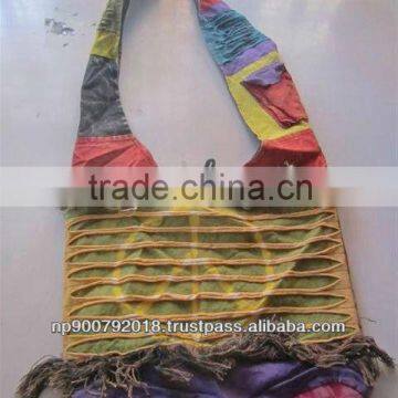 Nepal Stone Wash Cotton Handbag