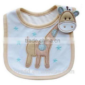 Cute Cartoon Pattern 3 Layer Toddler Baby Waterproof Saliva Towel Baby Bibs/Terry Baby Bibs/Waterproof baby bibs