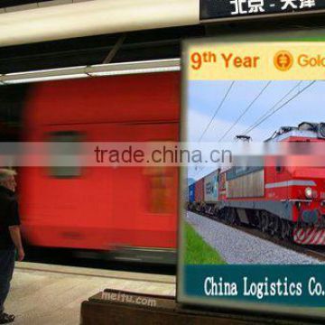 railway freight from changchun to Turkestan