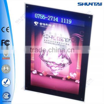 Guangdong direct manufacturer 2014 Salable double faces frame led digital clock display