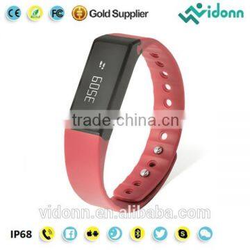 Hot selling Vidonn X6S IP68 USB charging step counter calorie burnt free APP instructions for use pedometer digital pedometer