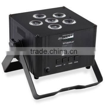 Translite Hot Sale 5in1 RGBWA LED Battery Powered PAR Light With Aluminum Housing photo-2