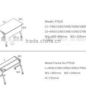 Modern Design Folding Table for Training Room With Folding Frame photo-6