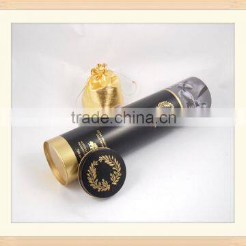 High Round Tin Whiskey Box With Print photo-4