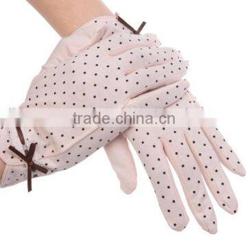 Fashion Cotton Sun-protection Gloves for Driving,womens driving summer gloves