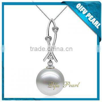 Fashion Design Hawaiian Jewelry Genuine Freshwater Pearl 925 Sterling Silver Jewelry Pendant