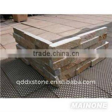 natural culture stone wall corner stone