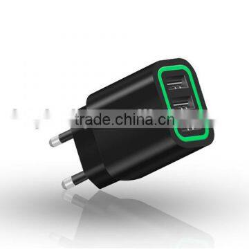 Universal Phone USB AC Power Charger/Adapter EU Plug with CE ROHS