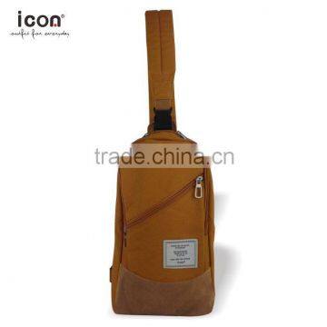 Cute crossbag with canvas suede material own design