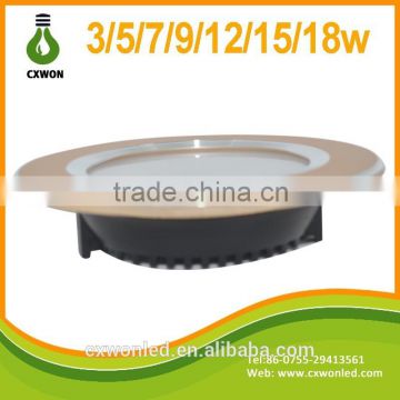 led downlight with 120mm cut out led downlight 12w