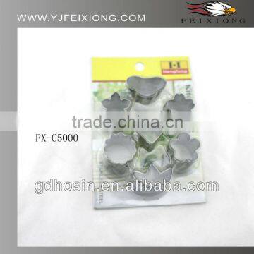 6pcs set SS cookie cutter