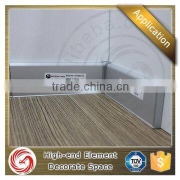 Newest arrival aluminium skirting baseboard line