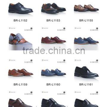 New leather shoe for man from Guangzhou manufacturer Monk-strap, oxfore leather shoe                        
                                                Quality Choice