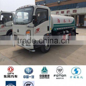 Howo 5000 liter water tank truck, Howo 5000 liter water carrier truck, 5 m3 water delivery truck