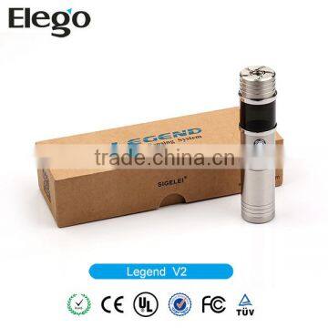 New Stock !!! 2014 Hot Selling Mechanical Mod Sigelei Legend V2 mech mod in stock