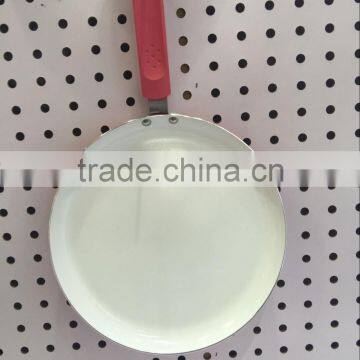 Red Color Nonstick Aluminum Indian Style Tawa Frying Pan Pressed Crepe Pan photo-2