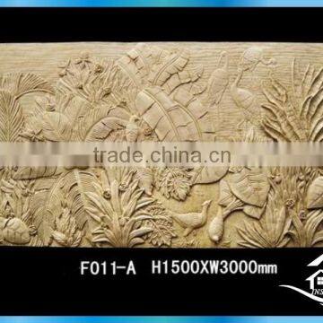Hand Carved Stone Wall Decoration photo-5