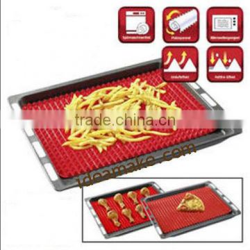 silicone cooking mat as seen on tv 100% food grade LFGB standard eco-friendly square heat resistant