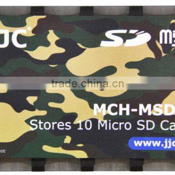 Slim MSD Card Holder JJC MCH-MSD10YG MSD Memory Card Holder Multiple