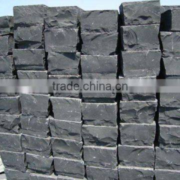 Natural Black Limestone Cobble