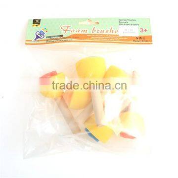 6pcs High Quilty Wooden Handle Sponge Roller Brush For Children photo-2