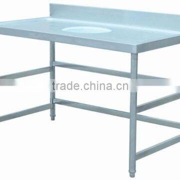 Hot Sales Stainless Steel Garbage Worktable For Restaurant