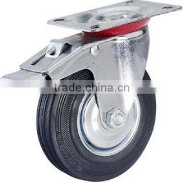 high quality swivel caster industrial caster wiith brake