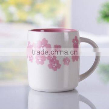 Ceramic coffee&tea mug with special handle,porcelain coffee cup