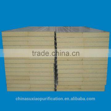 PU steel purification sandwich color steel plate for prefab houses