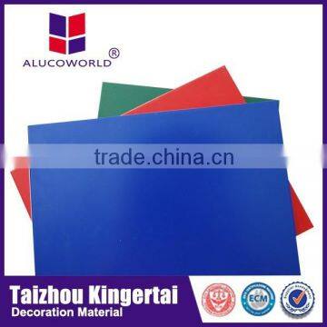 Alucoworld aluminium composite panel decoration lowes cheap wall paneling a2 grade fireproof decoration material