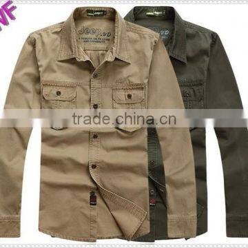 Custom Latest Military Shirt Designs for Men