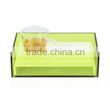 Small Green Acrylic Tea Tray