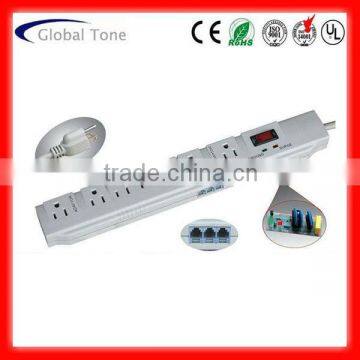 7-outlet surge protector power SOCKET (GT-T7S3)